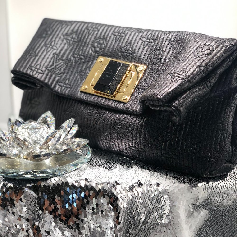 Louis Vuitton Black Monogram Empreinte Leather